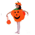 Kid's Halloween Pumpkin Costume w/ Hat